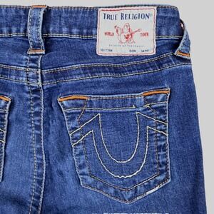 True Religion Becca Style Skinny Jeans Womens Sz 26 Blue Denim Low Rise Bootcut